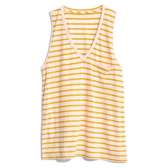 MADEWELL Whisper Cotton V-Neck Tank, NWOT, Sz XL - Picture 7 of 9